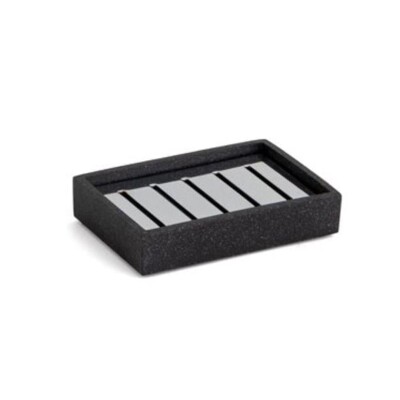 System Katı Sabunluk Siyah/Krom Renk (BA2027 008 R2-CR) - 1