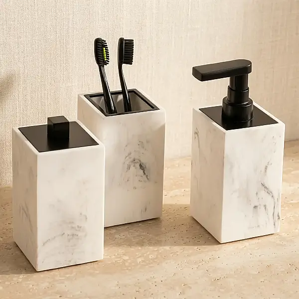 System Pamukluk Mermer Deseni/Siyah Renk (BA2027 024 R3-AL6) - 4