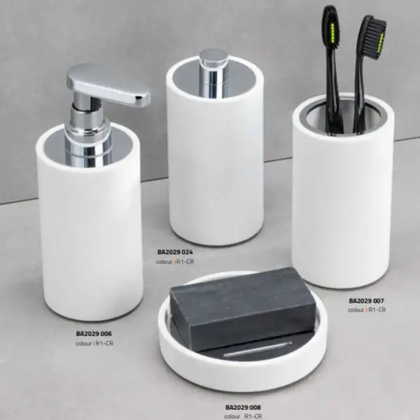 System Diş Fırçalığı Beyaz/Krom Renk (BA2029 007 R1-CR) - 3