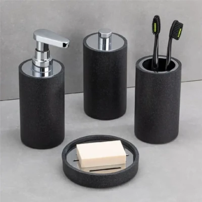 System Diş Fırçalığı Siyah/Krom Renk (BA2029 007 R2-CR) - 2