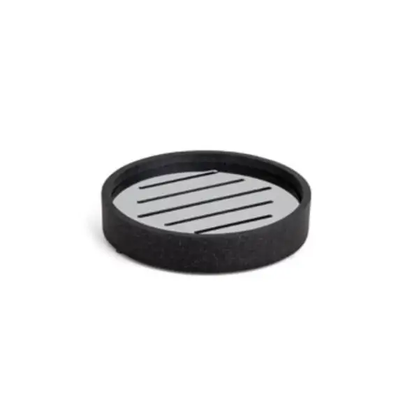 System Katı Sabunluk Siyah/Krom Renk (BA2029 008 R2-CR) - 1