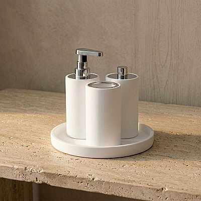 System Pamukluk Beyaz/Krom Renk (BA2029 024 R1-CR) - 3