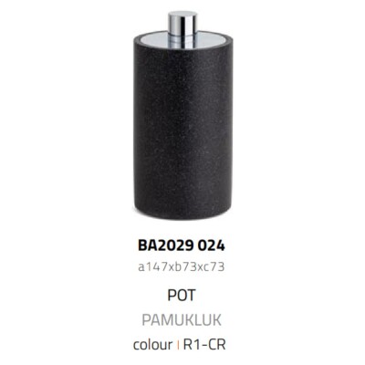 System Pamukluk Siyah/Krom Renk (BA2029 024 R2-CR) - 4