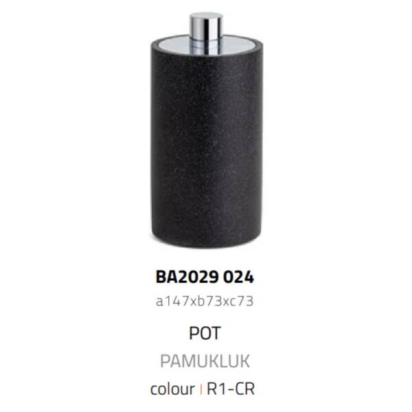 System Pamukluk Siyah/Krom Renk (BA2029 024 R2-CR) - 4