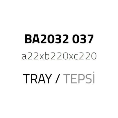 System Banyo Tepsisi Beyaz Renk (BA2032 037 R1) - 3