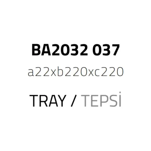 System Banyo Tepsisi Beyaz Renk (BA2032 037 R1) - 3