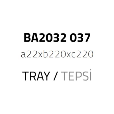 System Banyo Tepsisi Siyah Renk (BA2032 037 R2) - 3