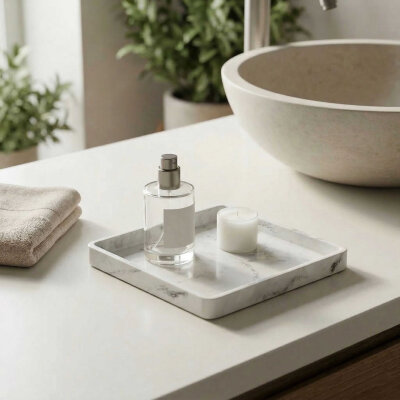 System Banyo Tepsisi Mermer Desenli (BA2032 037 R3) - System Banyo