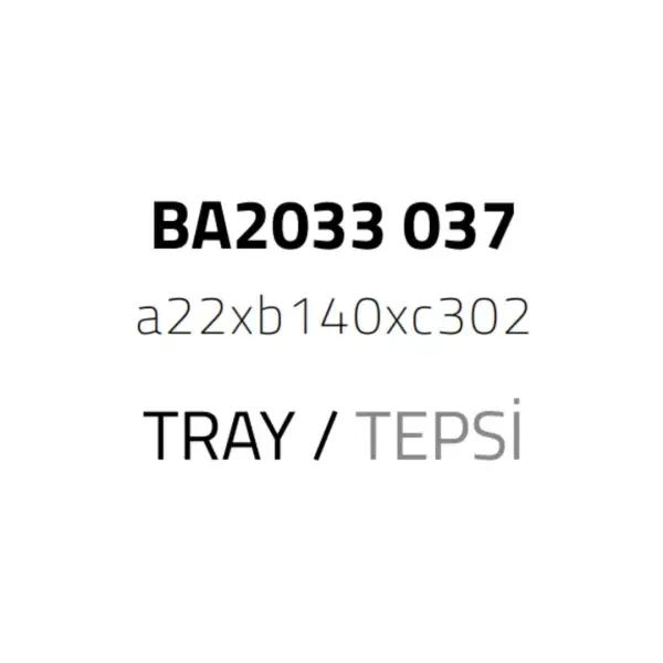 System Banyo Tepsisi Mermer Desenli (BA2033 037 R3) - 2