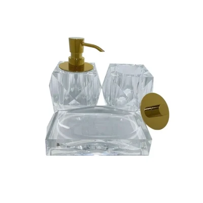 System Kristal Sıvı Sabunluk Gold Renk 150ml (BA2039 006 C1-GL) - 4