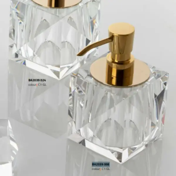 System Kristal Sıvı Sabunluk Gold Renk 150ml (BA2039 006 C1-GL) - 2
