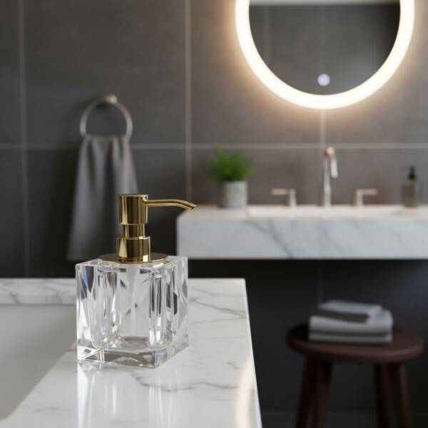 System Kristal Sıvı Sabunluk Gold Renk 150ml (BA2039 006 C1-GL) - 1