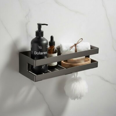 System Banyo Rafı Füme Renk (BA3000 043 BBN) - System Banyo