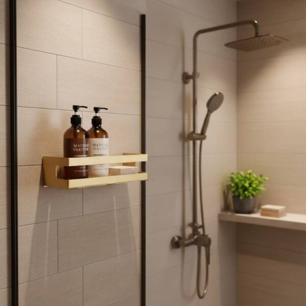 System Banyo Rafı Gold Branch Renk (BA3000 043 GB) - 1