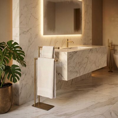 System Hareketli Havluluk Antik Sarı (BA4002 051 ABM) - System Banyo