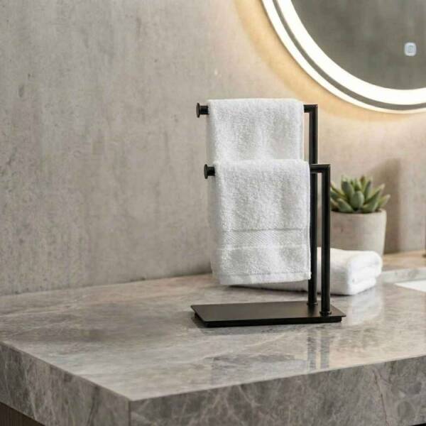 System Hareketli Havluluk Siyah Renk (BA4002 054 AL6) - 1