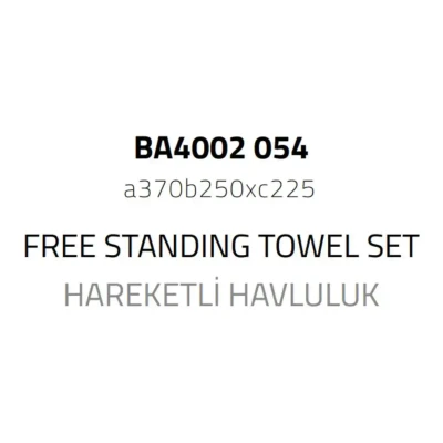 System Hareketli Havluluk Nikel Saten Renk (BA4002 054 NBM) - System Banyo (1)