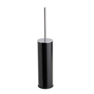 System Banyo Tuvalet Fırçalığı Siyah/Krom Renk (BA4004 009 AL6-CR) - 1