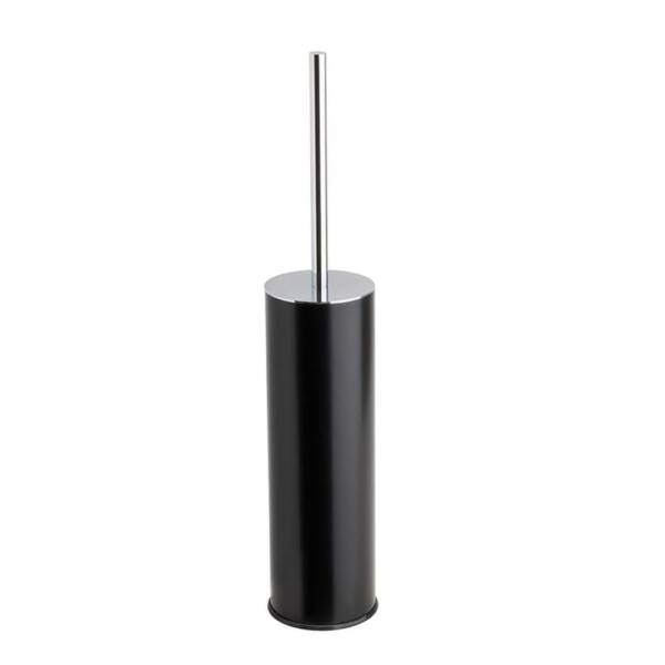 System Banyo Tuvalet Fırçalığı Siyah/Krom Renk (BA4004 009 AL6-CR) - 1