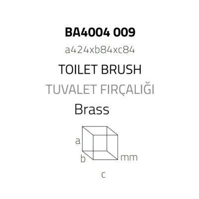 System Banyo Tuvalet Fırçalığı Beyaz/Krom Renk (BA4004 009 AL7-CR) - 2