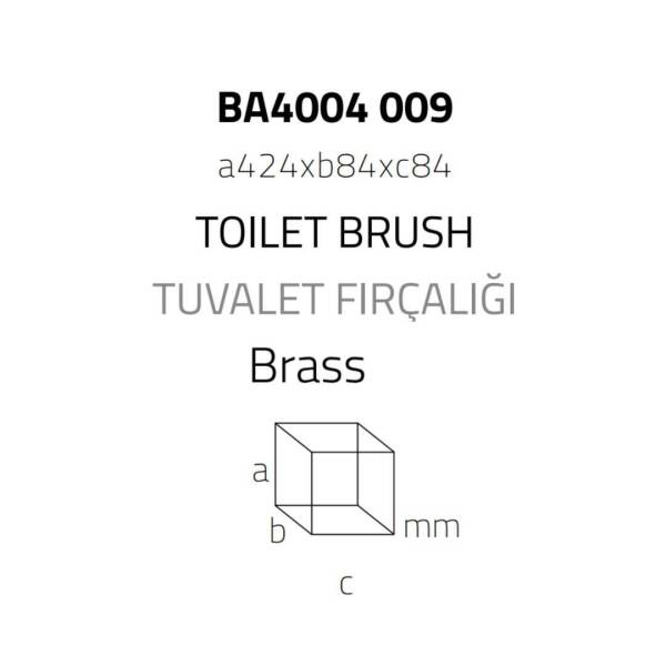 System Banyo Tuvalet Fırçalığı Beyaz/Krom Renk (BA4004 009 AL7-CR) - 2