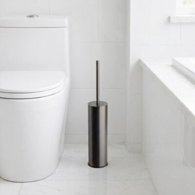 System Banyo Tuvalet Fırçalığı Füme Renk (BA4004 009 BBN) - System Banyo