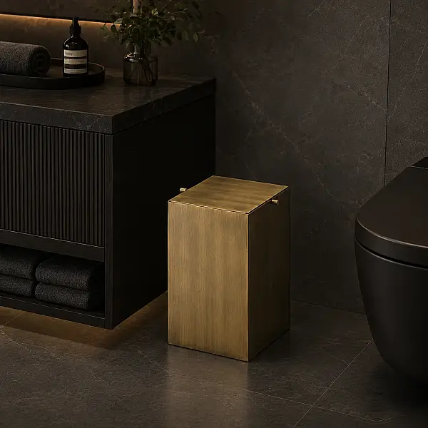 System Banyo Çöp Kovası 4 L Antik Renk (BA4042 031 ABM-ABM) - 1