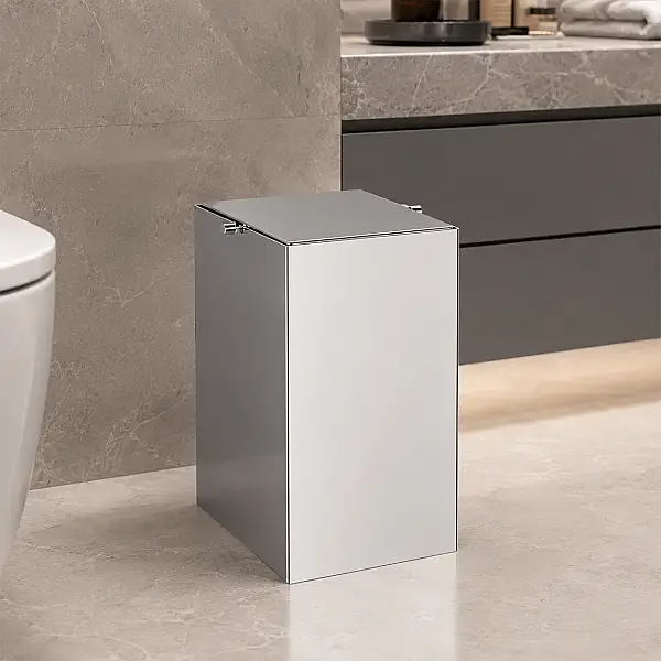 System Banyo Çöp Kovası 4 L Krom Renk (BA4042 031 CR-CR) - 1