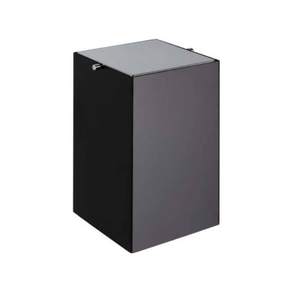 System Siyah/Krom Çöp Kovası 4 Lt Siyah-Krom Renk (BA4042 032 AL6-CR) - 1