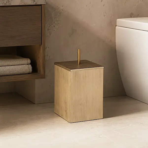 System Banyo Çöp Kovası 4 L Antik Renk (BA4043 031 ABM-ABM) - 1