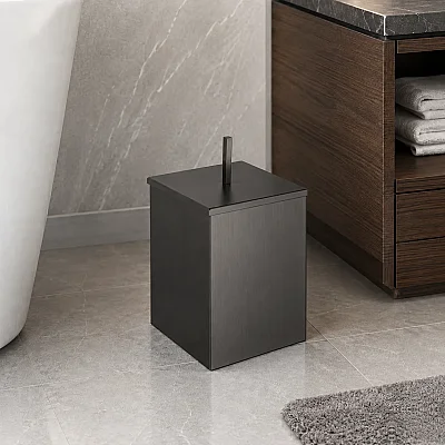 System Banyo Çöp Kovası 4 L Füme Renk (BA4043 031 BBN-BBN) - 1
