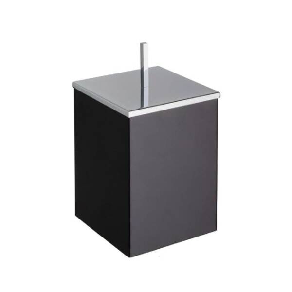 System Siyah/Krom Çöp Kovası 4 Lt Siyah-Krom Renk (BA4043 032 AL6-CR) - 1