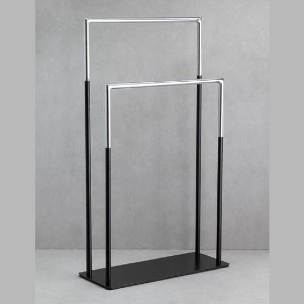 System Hareketli Havluluk Siyah/Krom Renk (BA4046 051 AL6-CR) - 2