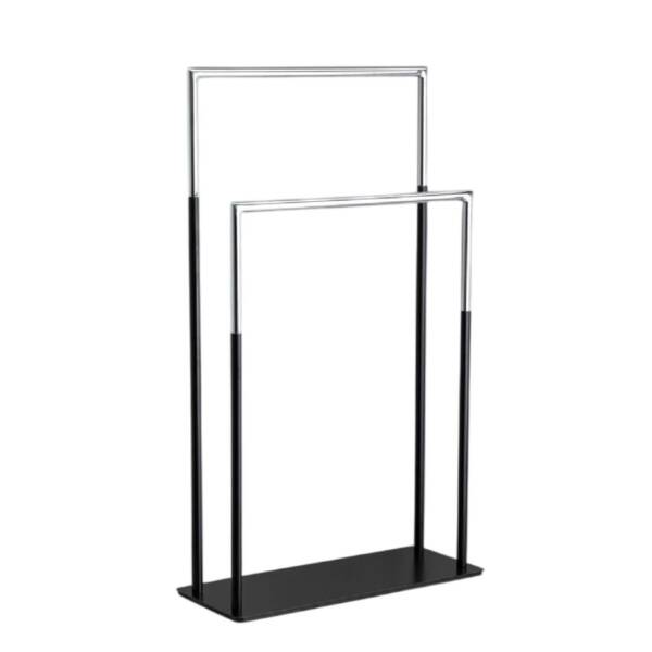 System Hareketli Havluluk Siyah/Krom Renk (BA4046 051 AL6-CR) - 1