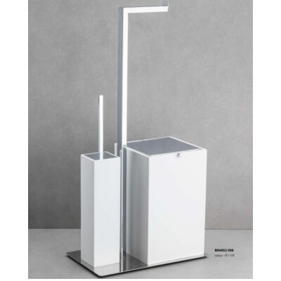 System Hareketli Wc Set Beyaz/Krom Renk (BA4052 056 R1-CR) - 3