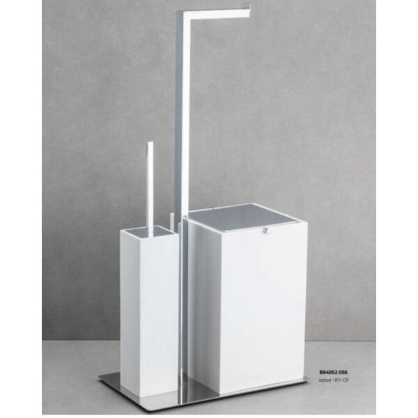 System Hareketli Wc Set Beyaz/Krom Renk (BA4052 056 R1-CR) - 3
