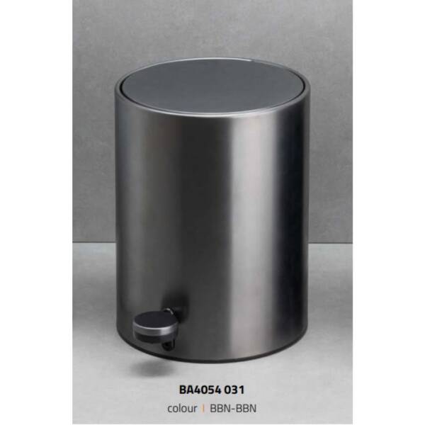 System Pedallı Füme Çöp Kovası 3 Lt Füme Renk (BA4054 031 BBN-BBN) - 2