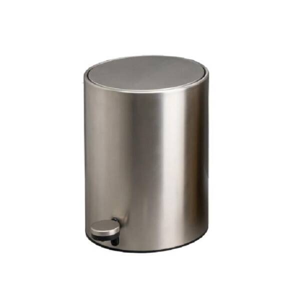 System Pedallı Saten Çöp Kovası 3 Lt Saten Renk (BA4054 031 NBM-NBM) - 1