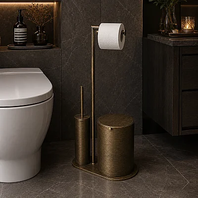 System Hareketli Wc Seti Antik Renk (BA4057 056 ABM) - System Banyo (1)