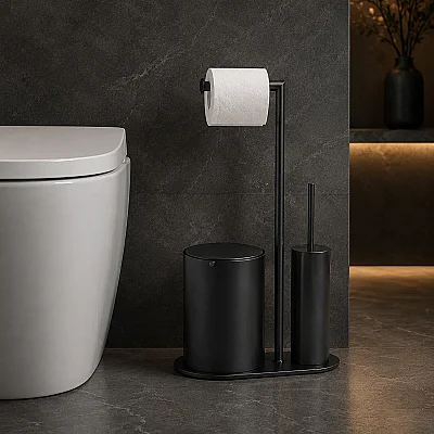 System Hareketli Wc Set Füme Renk (BA4057 056 BBN) - System Banyo (1)