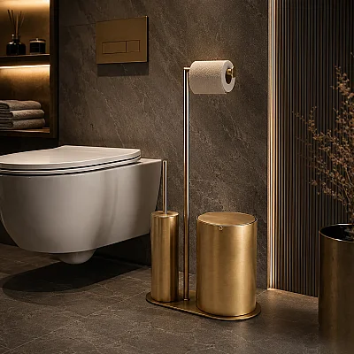 System Hareketli Wc Set Gold Branch Renk (BA4057 056 GB) - System Banyo (1)