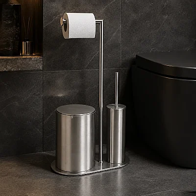 System Hareketli Wc Set Saten Renk (BA4057 056 NBM) - System Banyo (1)