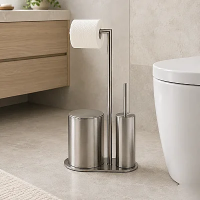 System Hareketli Wc Set Saten Renk (BA4057 056 NBM) - 3