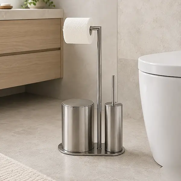 System Hareketli Wc Set Saten Renk (BA4057 056 NBM) - 3