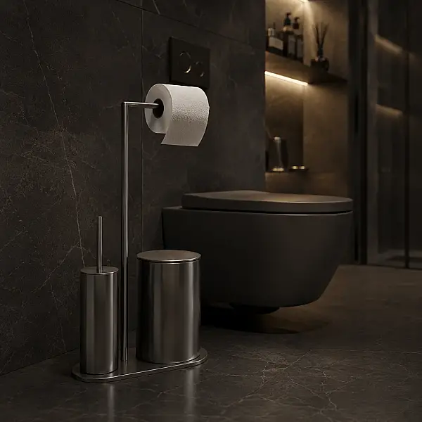 System Hareketli Wc Seti Krom Renk (BA4057 058 CR) - 3