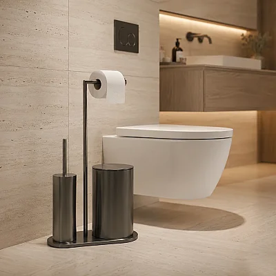 System Hareketli Wc Seti Krom Renk (BA4057 058 CR) - 4