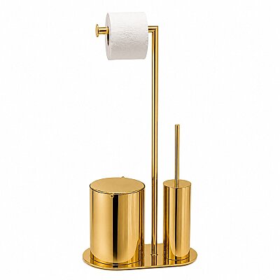 System Hareketli Wc Seti Gold Renk (BA4057 058 GL) - System Banyo