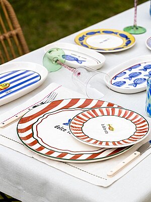 Balık Desenli Servis Tabağı 30 cm (FSH0003) - 4