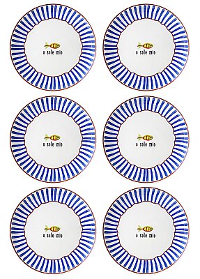 Balık Desenli Servis Tabağı 6lı Set 26 cm (FSH0002) - 3