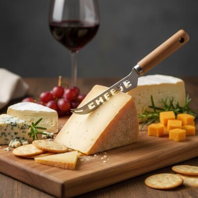 Balsa Ahşap Saplı Peynir Bıçağı, Peynir Kesici (BLS EA002) - Balsa Group